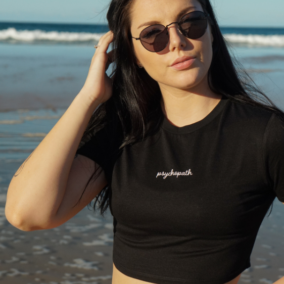 Psychopath Crop Top