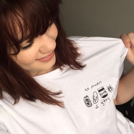 50 Shades Nastee T-Shirt. Aussie 100% cotton.