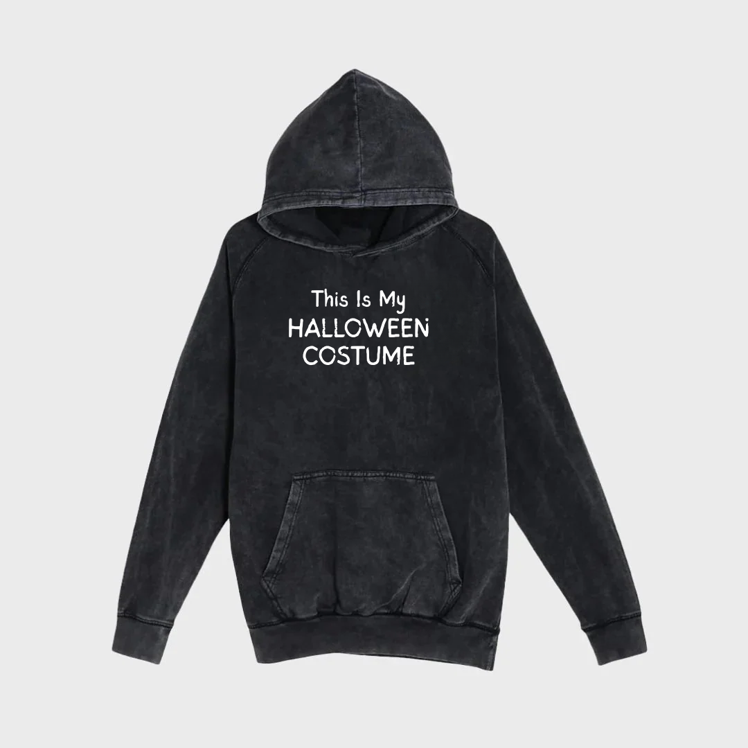This Is My Costume Vintage Hoodie