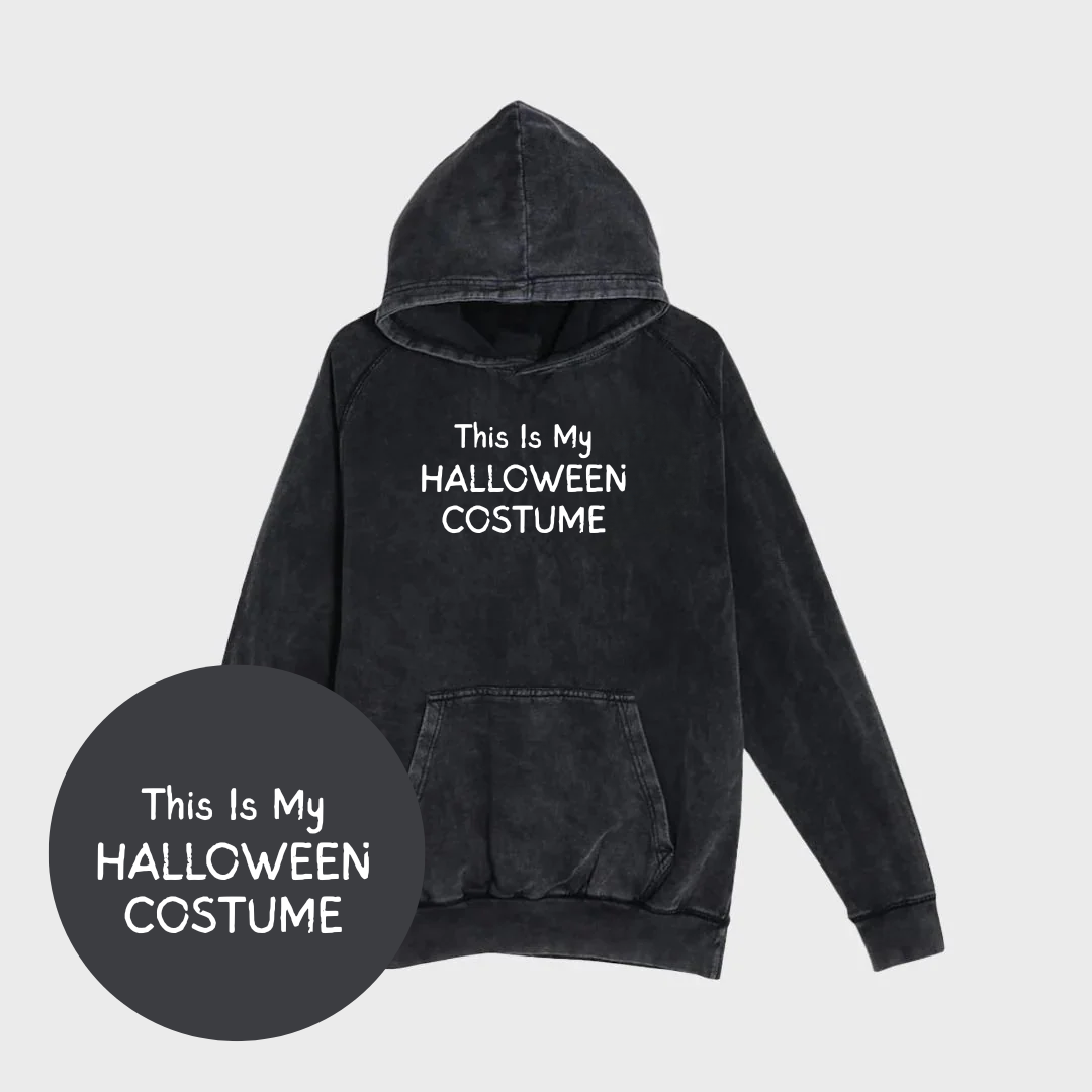 This Is My Costume Vintage Hoodie